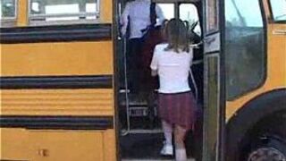 bus girls Teen sex porn video