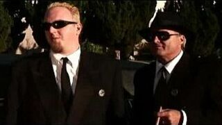 Men in black, hunting lesbian babes - sex video porn video