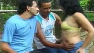 Train sex with two gays porn video